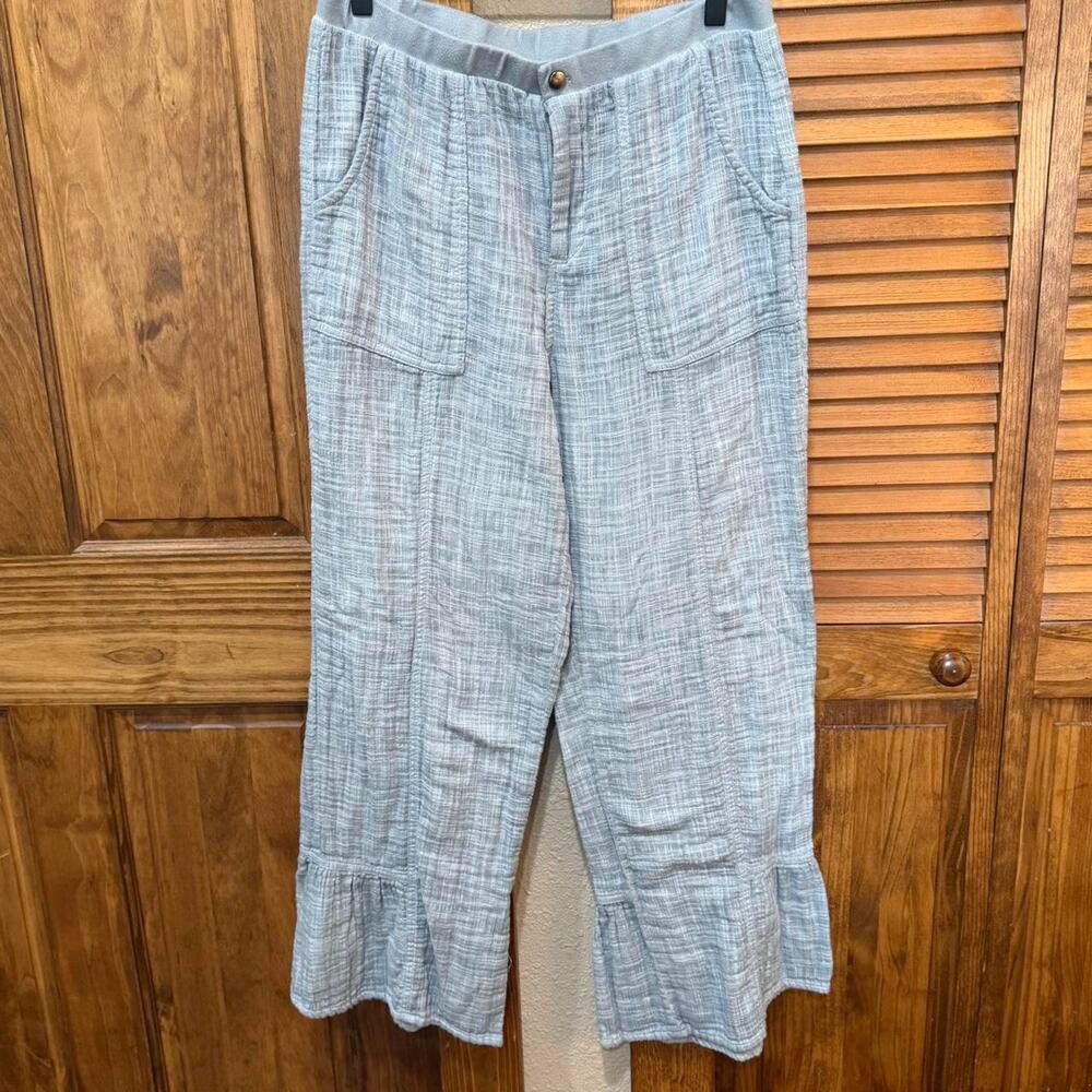Soft surroundings releigh ruffle pants